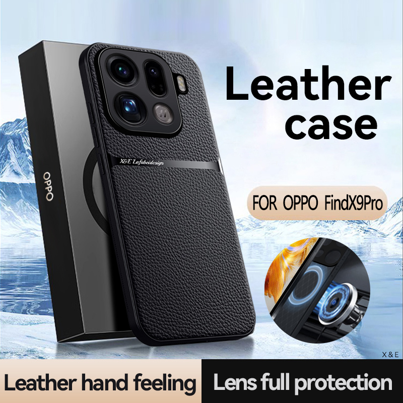 Camera Leather Case - Per OPPO Find X9 Pro X9