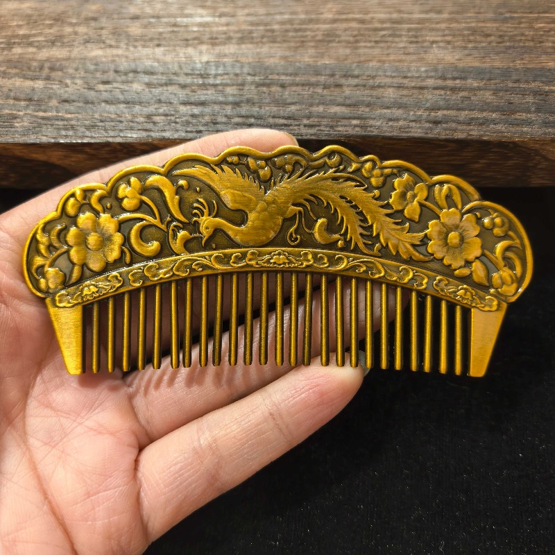 Vintage Collectible Accessories - Pettine per Capelli Vintage in Lega
