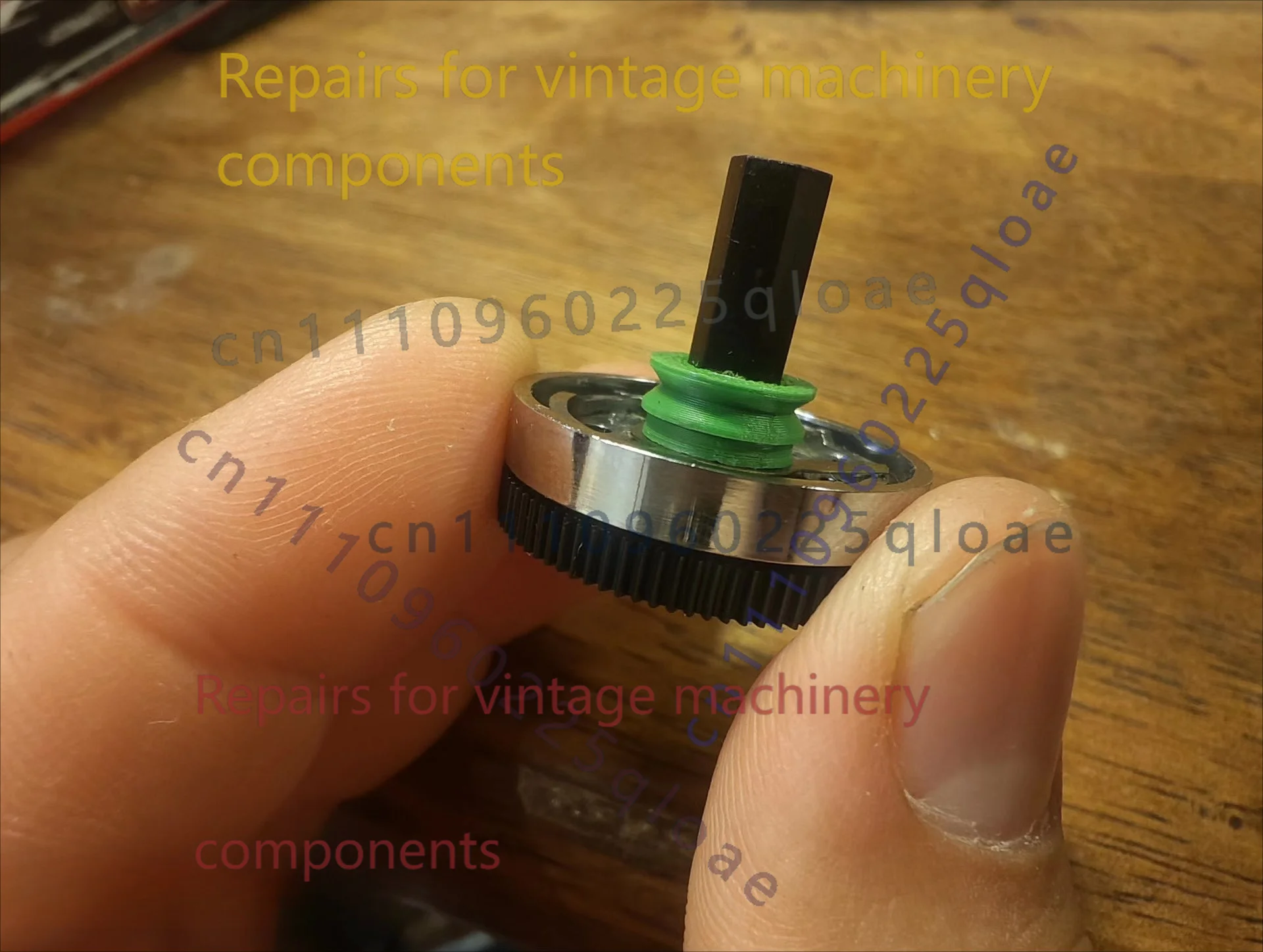 Vintage Radio Repair - Piastra di pressione vintage per boombox