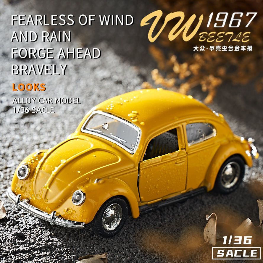 Vintage Collectible Hot Wheels - Modellino Auto d'Epoca Beetle 1:36 in