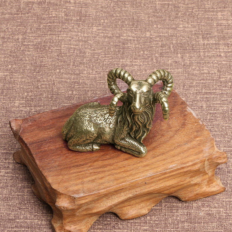 Vintage Collectible Ornaments - Statuetta di Antilope in Bronzo Vintage
