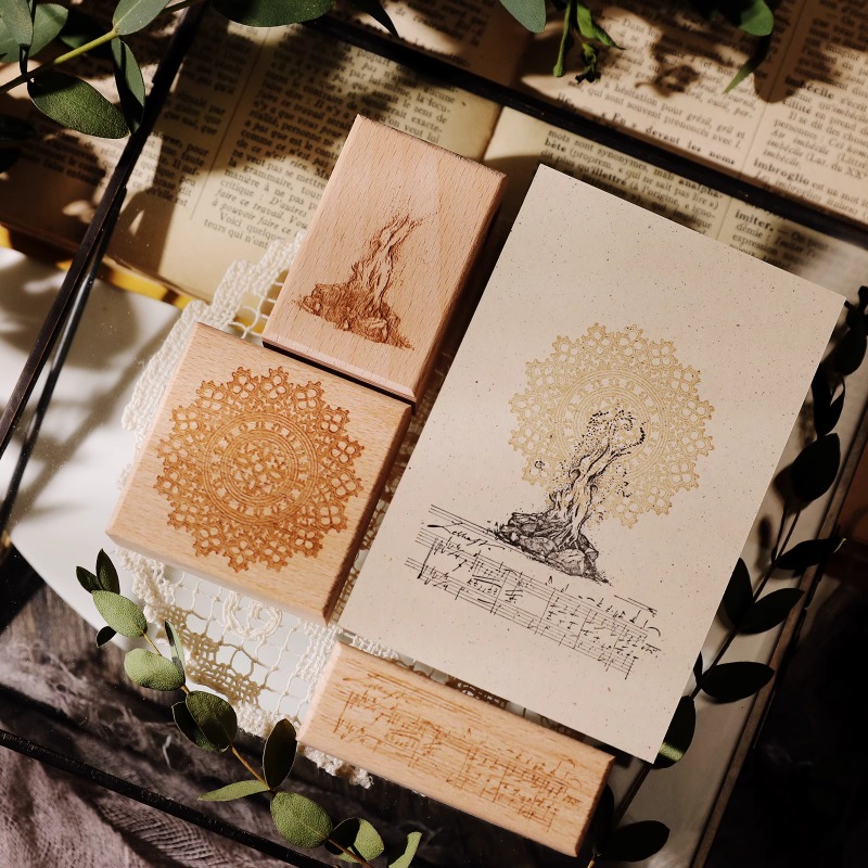 Set di Timbri in Legno Vintage - Vintage Collectible Stamps recensione e prezzo