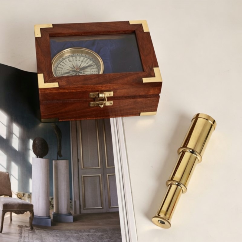 Set Bussola Nautica e Telescop - Vintage Collectible Ornaments recensione e prezzo