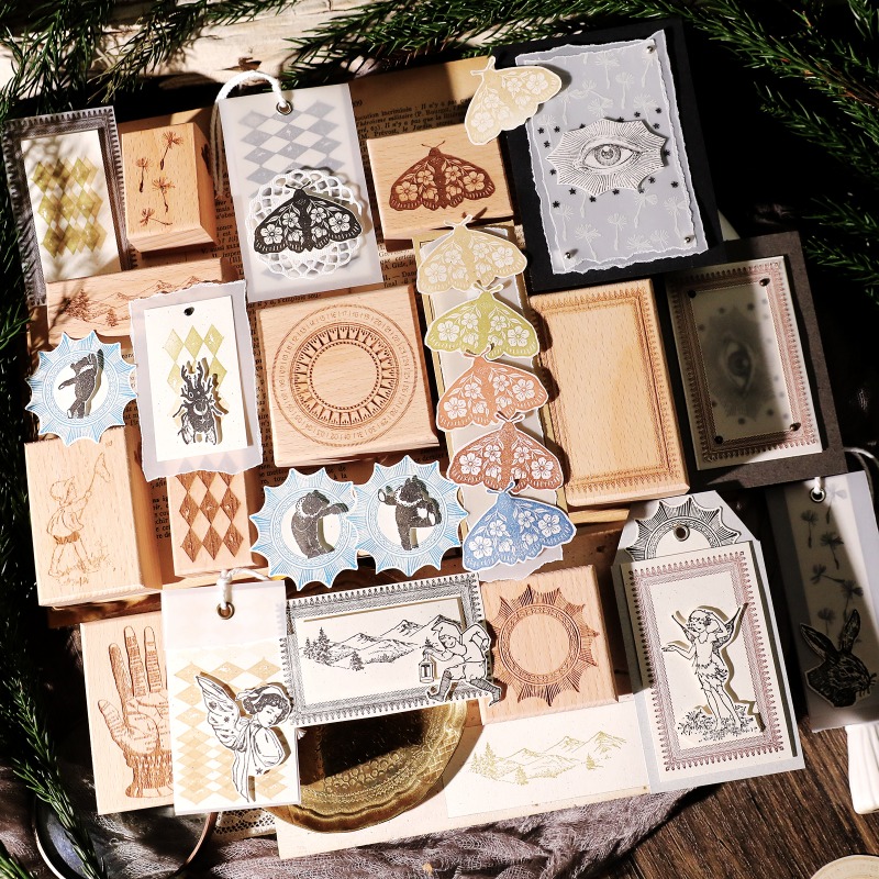 Timbro in Legno Vintage con Mo - Vintage Collectible Stamps recensione e prezzo