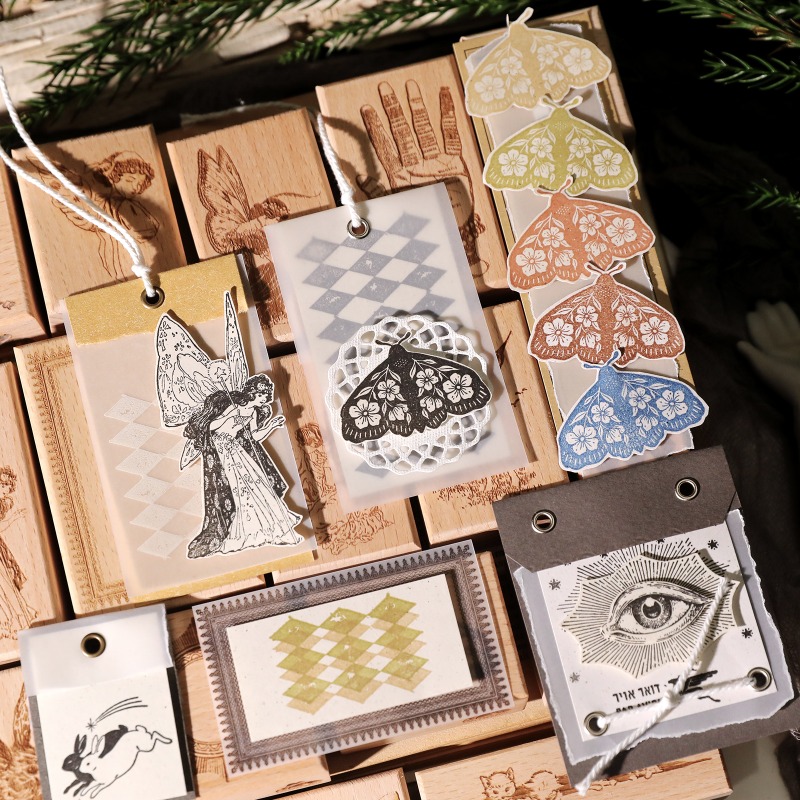 Timbro in Legno Vintage con Mo - Vintage Collectible Stamps recensione e prezzo