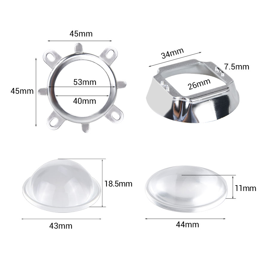 1 Set 44mm Lente LED Vetro Ott - Darkroom Enlarger Lens recensione e prezzo