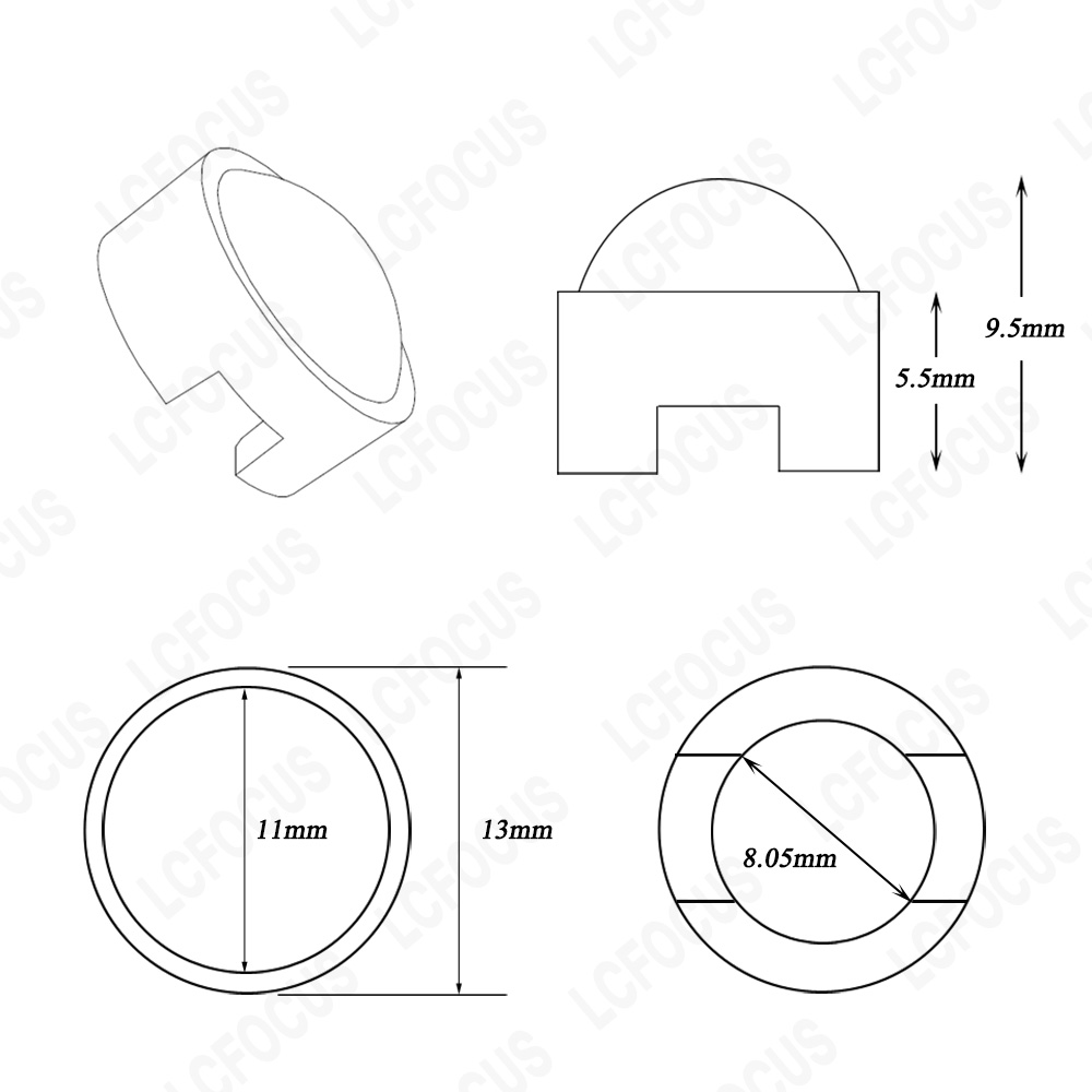 Mini lente LED 1W 3W 5W 15 30  - Darkroom Enlarger Lens recensione e prezzo